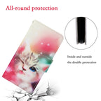 Painted Pattern Horizontal Flip Leathe Case, For iPhone XS Max