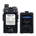 RETEVIS RT-5R 400-520MHz + 136-174MHz 128CHS USB Two-segment Handheld Walkie Talkie, USB
