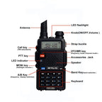 RETEVIS RT-5R 400-520MHz + 136-174MHz 128CHS USB Two-segment Handheld Walkie Talkie, USB