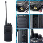 RETEVIS RT1 10W UHF 400-520MHz 16CH Handheld Walkie Talkie,, RT1 400-520MHz US Plug, RT1 400-520MHz EU Plug – TPU