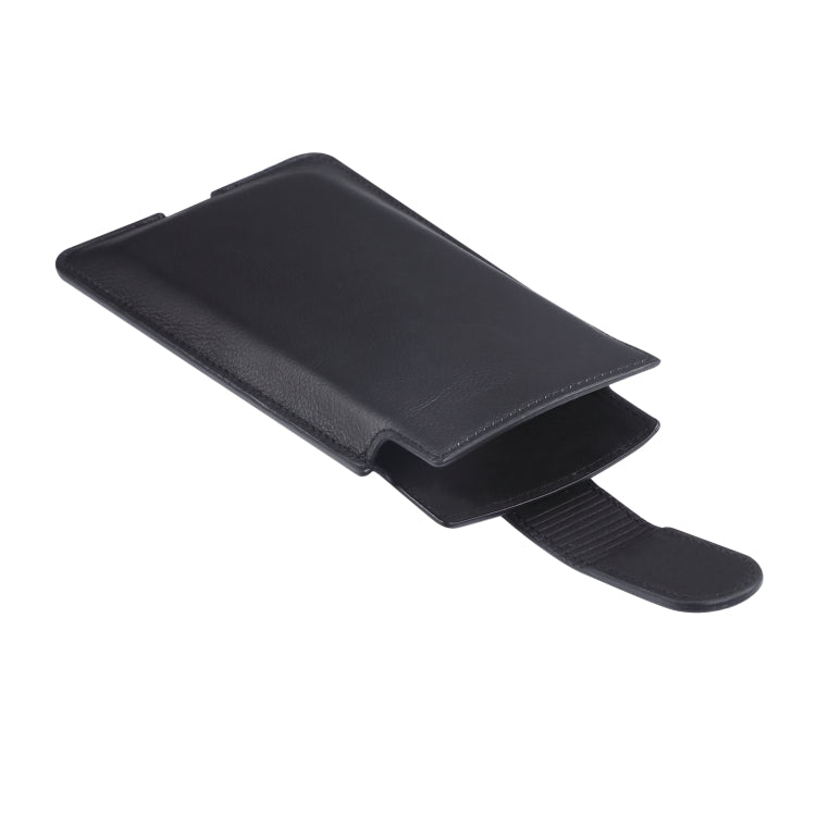 Universal Cow Leather Vertical Mobile Phone Leather Case Waist Bag For 5.5-6.5 inch and Below Phones, For 5.5-6.5 inch and Below Phones