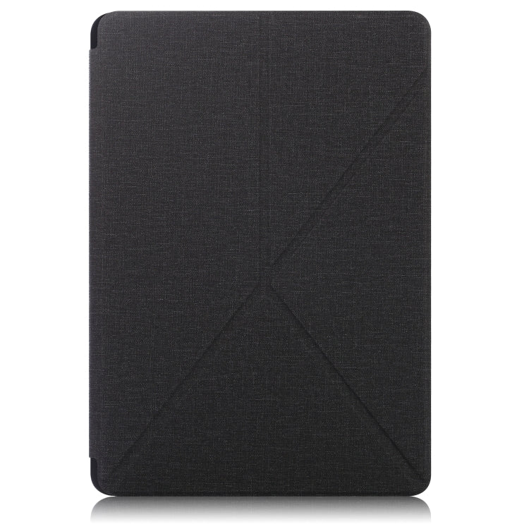 Cloth Texture Multi-folding Horizontal Flip PU Leather Shockproof Case with Holder & Sleep / Wake-up Function, For Samsung Galaxy Tab S8+ / Tab S8 Plus / Tab S7 FE / Tab S7+ T970 / T975, For Samsung Galaxy Tab S8 / Galaxy Tab S7 T870                  ...