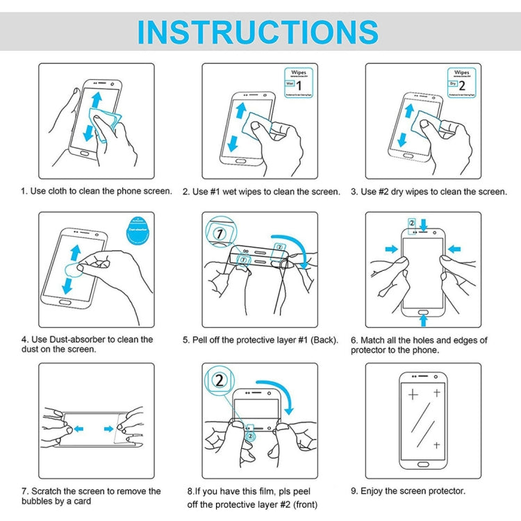 20 PCS 0.26mm 9H 2.5D Tempered Glass Film – Tempered Glass, Screen Protector, For Oukitel WP12 (20 PCS)