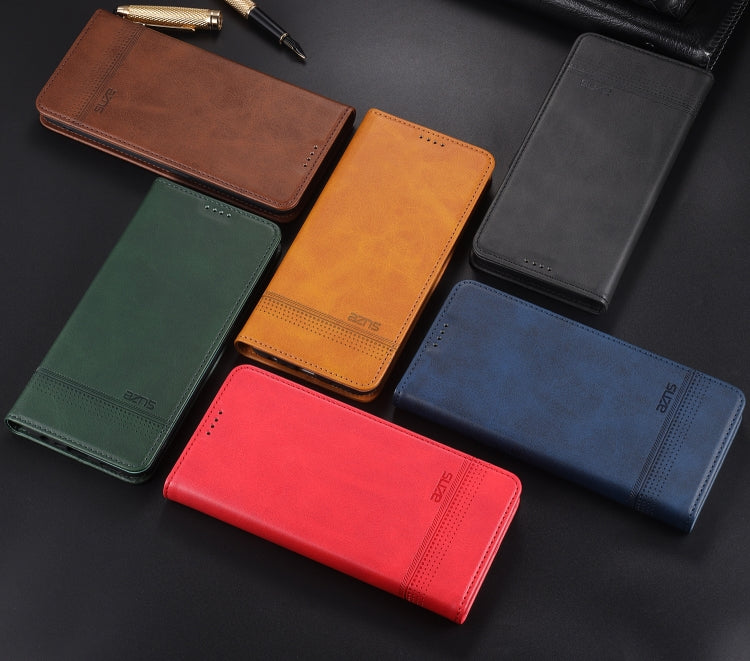 AZNS Magnetic Calf Texture Horizontal Flip Leather Case with Card Slots & Holder & Wallet – Magnetic, Card Slot, Flip, For OPPO A93 (5G), For OPPO A74 (5G), For Xiaomi Redmi K40, For Xiaomi Redmi K40 Pro