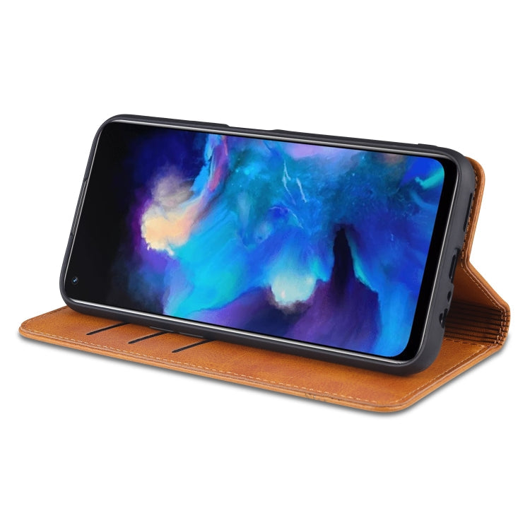 AZNS Magnetic Calf Texture Horizontal Flip Leather Case with Card Slots & Holder & Wallet – Magnetic, Card Slot, Flip, For OPPO A93 (5G), For OPPO A74 (5G), For Xiaomi Redmi K40, For Xiaomi Redmi K40 Pro