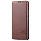 AZNS Magnetic Calf Texture Horizontal Flip Leather Case with Card Slots & Holder & Wallet – Magnetic, Card Slot, Flip, For Xiaomi Poco F3, For Samsung Galaxy A32 4G
