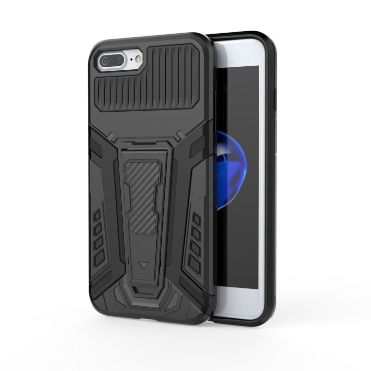 War Chariot Series Armor All-inclusive Shockproof PC + TPU Protective Case with Invisible Holder – Shockproof, Ring Holder, TPU, For iPhone 6, For iPhone 6 Plus, For iPhone 8 Plus / 7 Plus, For iPhone 11 For iPhone 8 Plus 7 Plus Black