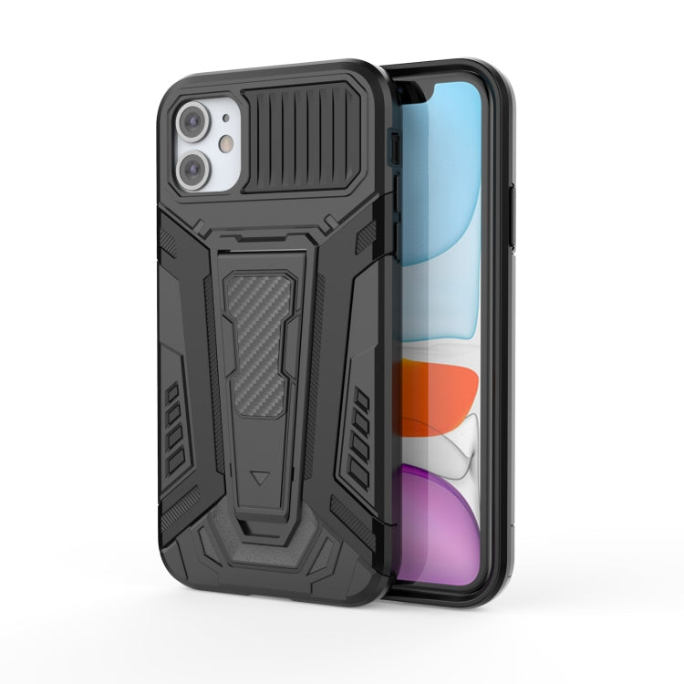 War Chariot Series Armor All-inclusive Shockproof PC + TPU Protective Case with Invisible Holder – Shockproof, Ring Holder, TPU, For iPhone 6, For iPhone 6 Plus, For iPhone 8 Plus / 7 Plus, For iPhone 11 For iPhone 11 Black