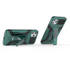 War Chariot Series Armor All-inclusive Shockproof PC + TPU Protective Case with Invisible Holder, For iPhone 11 Pro