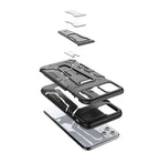 War Chariot Series Armor All-inclusive Shockproof PC + TPU Protective Case with Invisible Holder, For iPhone 11 Pro
