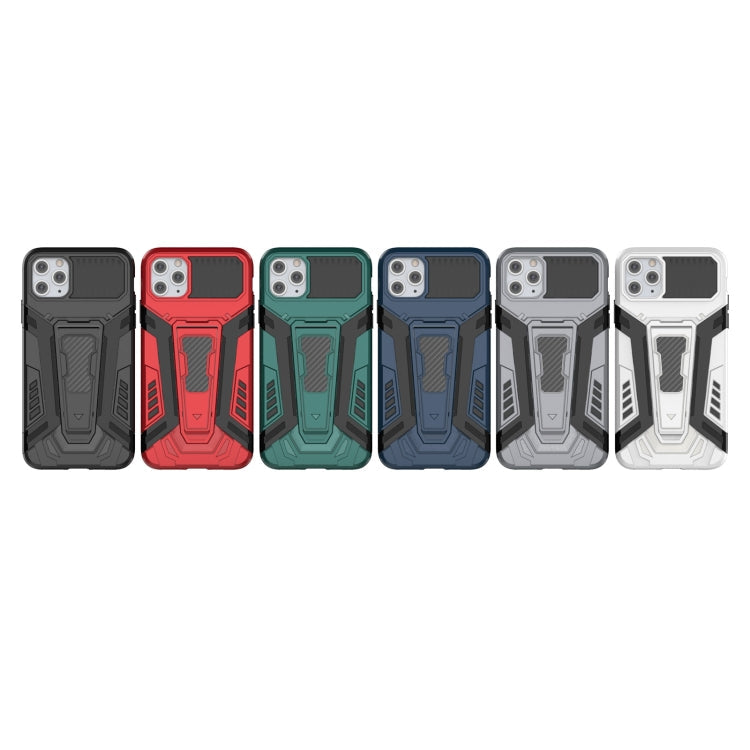 War Chariot Series Armor All-inclusive Shockproof PC + TPU Protective Case with Invisible Holder, For iPhone 11 Pro