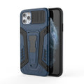 War Chariot Series Armor All-inclusive Shockproof PC + TPU Protective Case with Invisible Holder, For iPhone 11 Pro Max, For iPhone 12 / 12 Pro, For iPhone 12 Pro Max, For iPhone 12 mini For iPhone 11 Pro Max Black