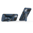 War Chariot Series Armor All-inclusive Shockproof PC + TPU Protective Case with Invisible Holder, For iPhone 11 Pro Max, For iPhone 12 / 12 Pro, For iPhone 12 Pro Max, For iPhone 12 mini
