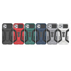 War Chariot Series Armor All-inclusive Shockproof PC + TPU Protective Case with Invisible Holder, For iPhone 11 Pro Max, For iPhone 12 / 12 Pro, For iPhone 12 Pro Max, For iPhone 12 mini