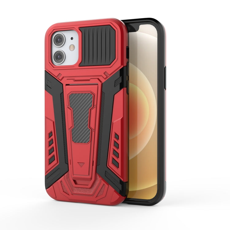 War Chariot Series Armor All-inclusive Shockproof PC + TPU Protective Case with Invisible Holder – Shockproof, Ring Holder, TPU, For iPhone 11 Pro Max, For iPhone 12 / 12 Pro, For iPhone 12 Pro Max, For iPhone 12 mini For iPhone 12 mini Red