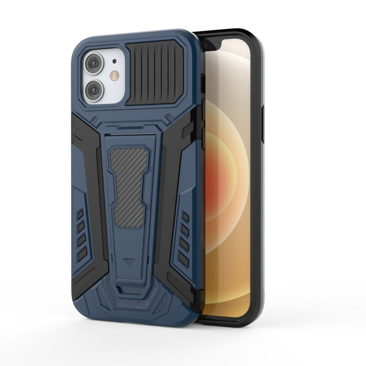 War Chariot Series Armor All-inclusive Shockproof PC + TPU Protective Case with Invisible Holder – Shockproof, Ring Holder, TPU, For iPhone 11 Pro Max, For iPhone 12 / 12 Pro, For iPhone 12 Pro Max, For iPhone 12 mini For iPhone 12 mini Blue