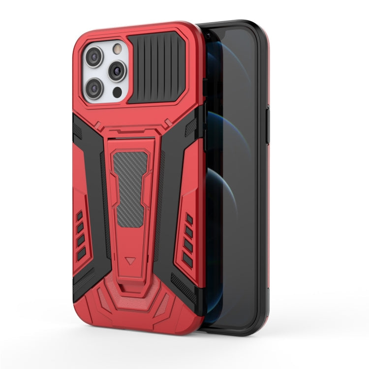 War Chariot Series Armor All-inclusive Shockproof PC + TPU Protective Case with Invisible Holder – Shockproof, Ring Holder, TPU, For iPhone 11 Pro Max, For iPhone 12 / 12 Pro, For iPhone 12 Pro Max, For iPhone 12 mini For iPhone 12 12 Pro Red