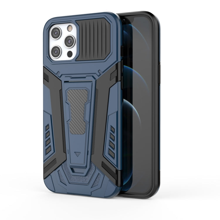War Chariot Series Armor All-inclusive Shockproof PC + TPU Protective Case with Invisible Holder – Shockproof, Ring Holder, TPU, For iPhone 11 Pro Max, For iPhone 12 / 12 Pro, For iPhone 12 Pro Max, For iPhone 12 mini For iPhone 12 Pro Max Blue