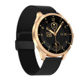 Q9L Smart Watch – 1.28" Screen, IP67 Waterproof, Blood Pressure Monitoring Black Gold