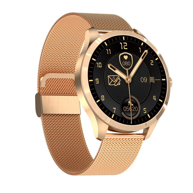 Q9L Smart Watch – 1.28" Screen, IP67 Waterproof, Blood Pressure Monitoring Gold