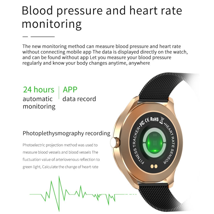 Q9L Smart Watch – 1.28" Screen, IP67 Waterproof, Blood Pressure Monitoring