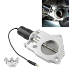Universal Car Stainless Steel Racing Electric Exhaust Cutout Valves Control Motor, 2 inch, 2.25 inch, 3 inch 2 inch