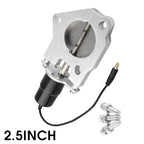 Universal Car Stainless Steel Racing Electric Exhaust Cutout Valves Control Motor, 2 inch, 2.25 inch, 3 inch