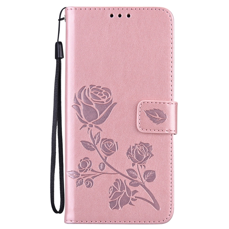 Rose Embossed Horizontal Flip PU Leather Case with Holder & Card Slots & Wallet – Card Slot, Flip, Leather, For Huawei Honor 10X Lite, For Huawei P smart 2021