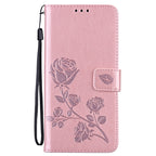 Rose Embossed Horizontal Flip PU Leather Case with Holder & Card Slots & Wallet – Card Slot, Flip, Leather, For Huawei Honor 10X Lite, For Huawei P smart 2021