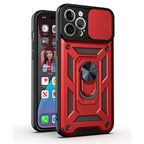 Sliding Camera Cover Design TPU+PC Protective Case, For iPhone 12, For... For iPhone 12 Red