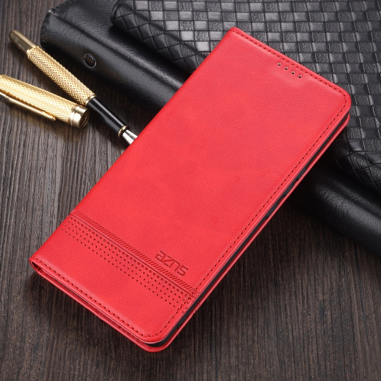 AZNS Magnetic Calf Texture Horizontal Flip Leather Case with Card Slots & Holder & Wallet – Magnetic, Card Slot, Flip, For Huawei P smart 2021, For Huawei  Y7a, For Huawei  Enjoy 20 SE 4G