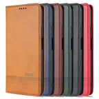 AZNS Magnetic Calf Texture Horizontal Flip Leather Case with Card Slots & Holder & Wallet – Magnetic, Card Slot, Flip, For Huawei P smart 2021, For Huawei  Y7a, For Huawei  Enjoy 20 SE 4G