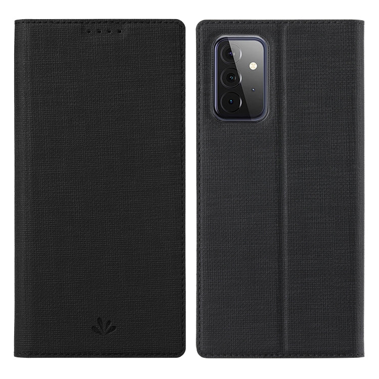 ViLi DMX Series Shockproof TPU + PU Leather Magnetic Attraction Horizontal Flip Case with Card Slot & Holder, For Samsung Galaxy A52 5G / 4G, For Samsung Galaxy A72 5G / 4G, For Xiaomi Redmi Note10 4G / Redmi Note 10S, For Sony Xperia 10 III For Samsung Galaxy A72 5G 4G Black