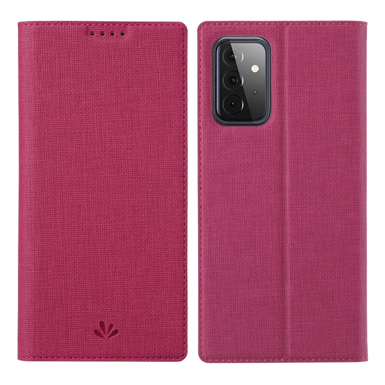 ViLi DMX Series Shockproof TPU + PU Leather Magnetic Attraction Horizontal Flip Case with Card Slot & Holder, For Samsung Galaxy A52 5G / 4G, For Samsung Galaxy A72 5G / 4G, For Xiaomi Redmi Note10 4G / Redmi Note 10S, For Sony Xperia 10 III For Samsung Galaxy A72 5G 4G Rose Red