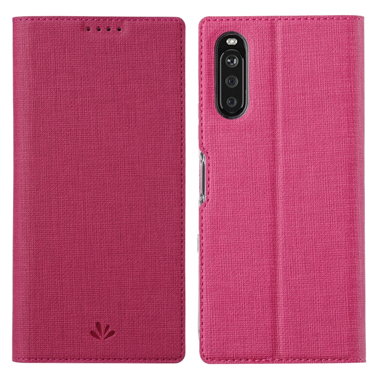 ViLi DMX Series Shockproof TPU + PU Leather Magnetic Attraction Horizontal Flip Case with Card Slot & Holder, For Samsung Galaxy A52 5G / 4G, For Samsung Galaxy A72 5G / 4G, For Xiaomi Redmi Note10 4G / Redmi Note 10S, For Sony Xperia 10 III For Sony Xperia 10 III Rose Red