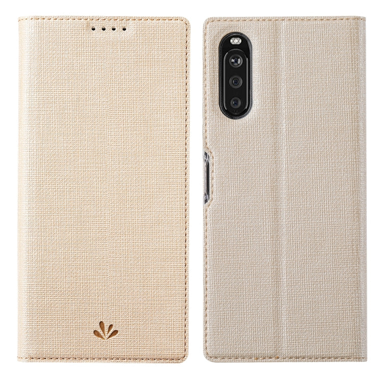 ViLi DMX Series Shockproof TPU + PU Leather Magnetic Attraction Horizontal Flip Case with Card Slot & Holder, For Samsung Galaxy A52 5G / 4G, For Samsung Galaxy A72 5G / 4G, For Xiaomi Redmi Note10 4G / Redmi Note 10S, For Sony Xperia 10 III For Sony Xperia 10 III Gold