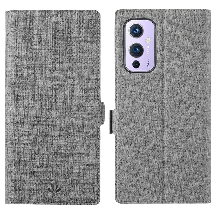 ViLi K Series Shockproof TPU + PU Leather Magnetic Buckle Horizontal Flip Case with Card Slots & Wallet & Holder – Shockproof, Magnetic, Card Slot, For Honor V40 5G, For Motorola Moto G30 / G10, For Samsung Galaxy A02 / M02, For OnePlus 9 For OnePlus 9 Grey
