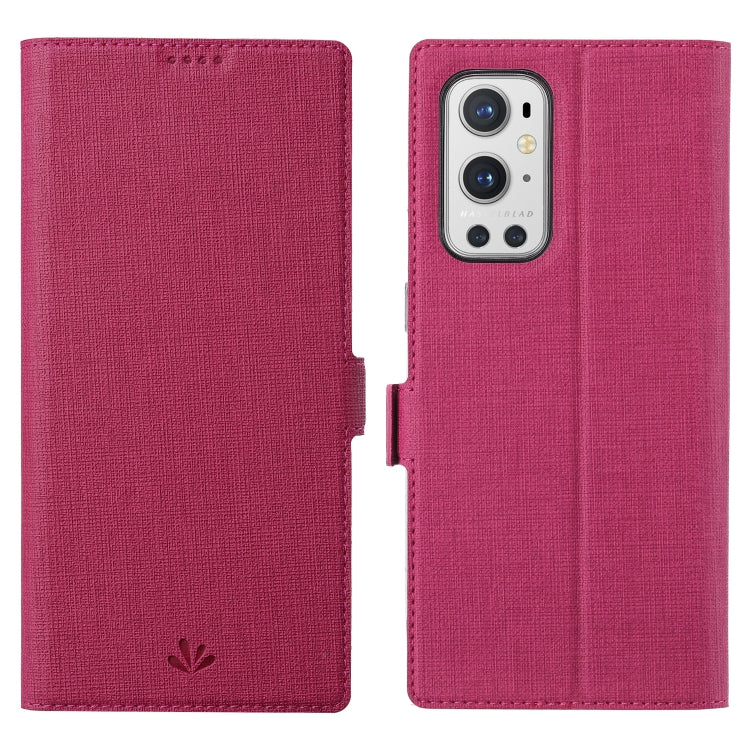 ViLi K Series Shockproof TPU + PU Leather Magnetic Buckle Horizontal Flip Case with Card Slots & Wallet & Holder – Shockproof, Magnetic, Card Slot, For Honor V40 5G, For Motorola Moto G30 / G10, For Samsung Galaxy A02 / M02, For OnePlus 9 For OnePlus 9 Pro Rose Red