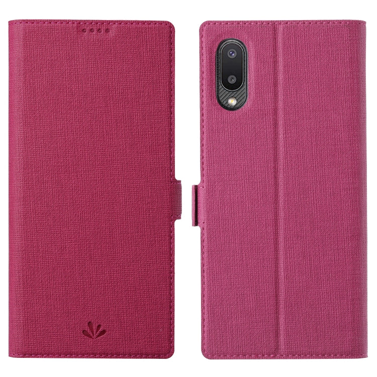 ViLi K Series Shockproof TPU + PU Leather Magnetic Buckle Horizontal Flip Case with Card Slots & Wallet & Holder – Shockproof, Magnetic, Card Slot, For Honor V40 5G, For Motorola Moto G30 / G10, For Samsung Galaxy A02 / M02, For OnePlus 9 For Samsung Galaxy A02 M02 Rose Red