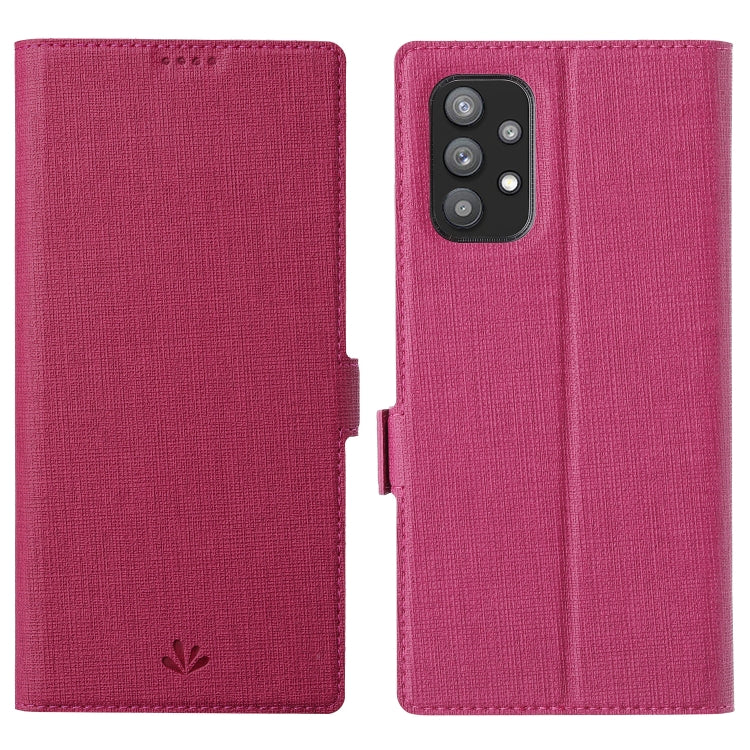 ViLi K Series Shockproof TPU + PU Leather Magnetic Buckle Horizontal Flip Case with Card Slots & Wallet & Holder – Shockproof, Magnetic, Card Slot, For Honor V40 5G, For Motorola Moto G30 / G10, For Samsung Galaxy A02 / M02, For OnePlus 9 For Samsung Galaxy A32 4G Rose Red