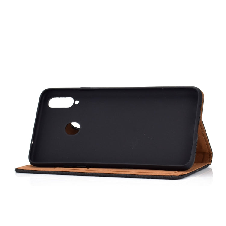 Solid Color Magnetic Horizontal Flip Leather Case with Card Slot & Holder, For Galaxy A10s, For Galaxy A30, For Galaxy A40, For Galaxy A50