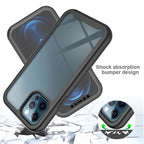 Starry Sky Solid Color Series Shockproof PC + TPU Case with PET Film, For iPhone 12 Pro Max