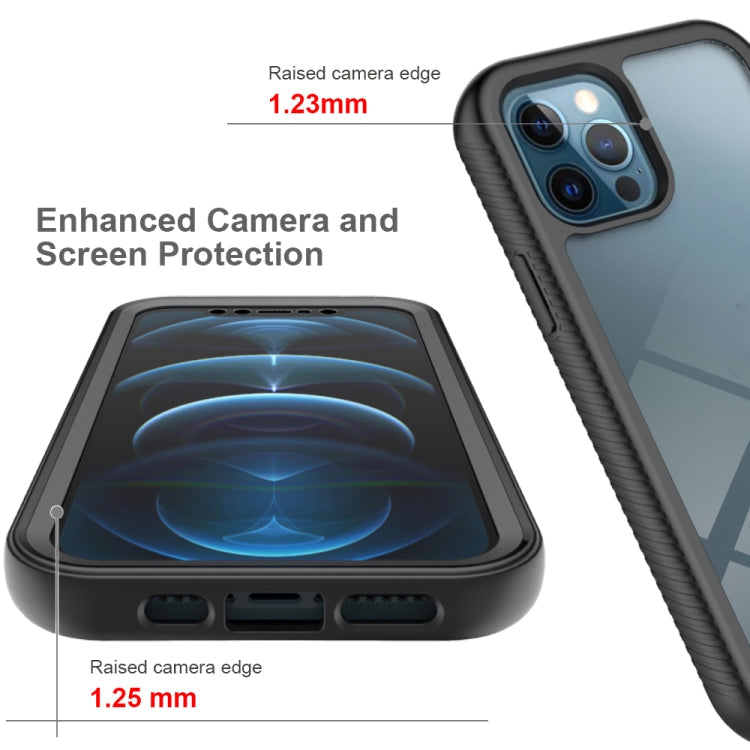 Starry Sky Solid Color Series Shockproof PC + TPU Case with PET Film, For iPhone 12 Pro Max