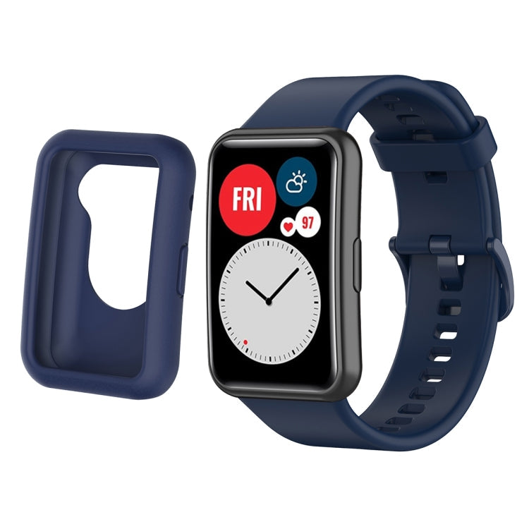 Watch Band – Silicone (Huwei Watch Fit Protective) Dark Blue