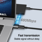 JOYROOM S-H152 3A USB Male to USB-C / Type-C Female OTG Adapter, S-H152 – Aluminum Alloy, Data Transmission