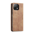 CaseMe 013 Multifunctional Horizontal Flip Leather Case, with Card Slot & Holder & Wallet, For Xiaomi Mi 11 Lite, For Samsung Galaxy S21 FE