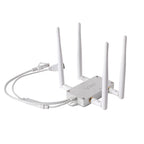 VONETS VBG1200 300Mbps+900Mbps Dual Band Wireless Router Repeater WIFI Base Station with 4 Antennas – Aluminum Alloy, TPU Default Title