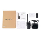 RETEVIS RT47 16CHS IP67 Waterproof FRS Two Way Radio Handheld Walkie Talkie, US Plug, RT47, US Plug(Black), RT47, US Plug(Green)