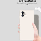 Solid Color Imitation Liquid Silicone Straight Edge Dropproof Full Coverage Protective Case, For iPhone 12 mini, For iPhone 12
