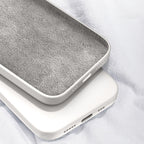 Solid Color Imitation Liquid Silicone Straight Edge Dropproof Full Coverage Protective Case, For iPhone 12 mini, For iPhone 12